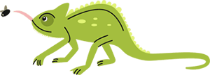 Surkhet Valley School chameleon illustration